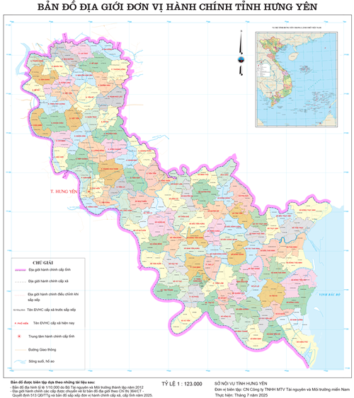 Bản đồ hành chính Xã Trà Giang