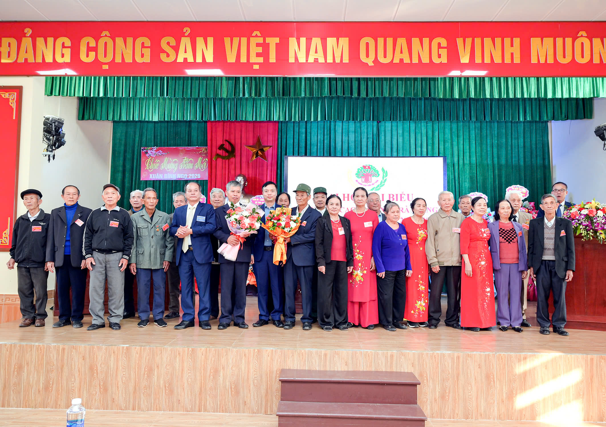 Đại hội Đại biểu Hội Người cao tuổi xã Trà Giang lần thứ nhất nhiệm kỳ 2026-2031