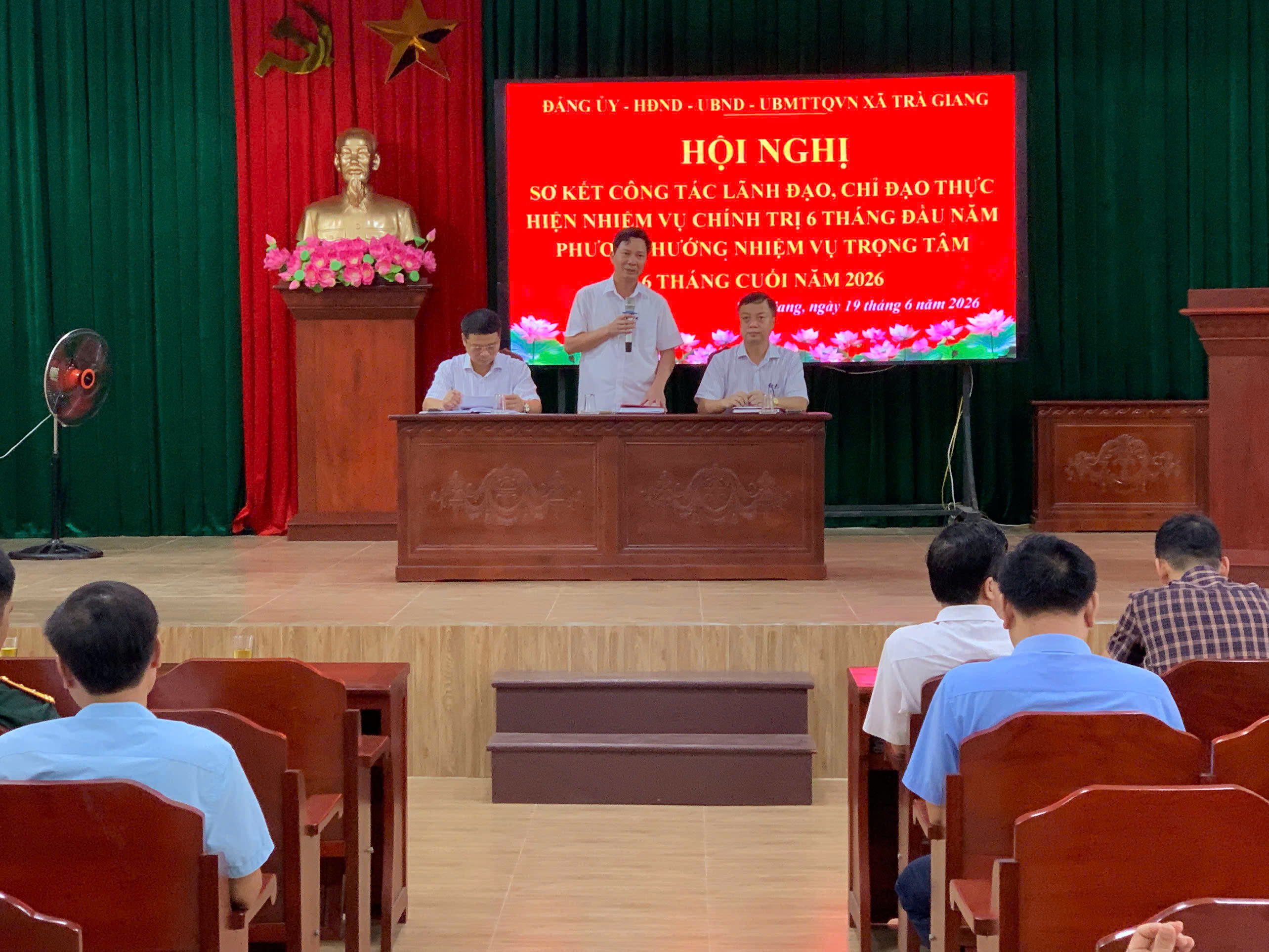 Đảng ủy tổ chức Hội nghị sơ kết công tác lãnh đạo, chỉ đạo thực hiện nhiệm vụ chính trị 6 tháng đầu năm, triển khai phương hướng nhiệm vụ  6 tháng cuối năm