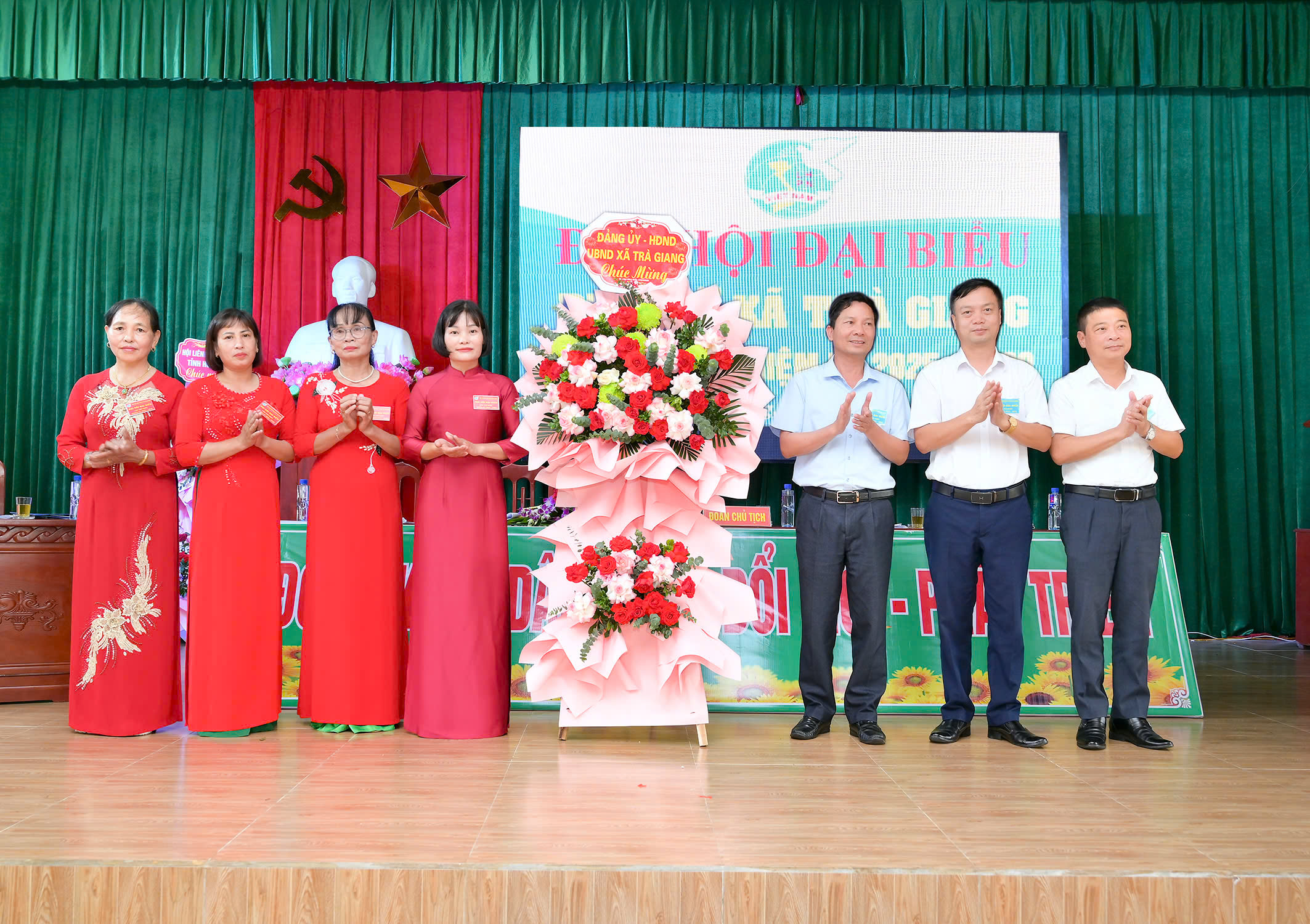 Đại hội đại biểu  Hội LHPN xã Trà Giang lần thứ I, nhiệm kỳ 2025-2030 thành công tốt đẹp