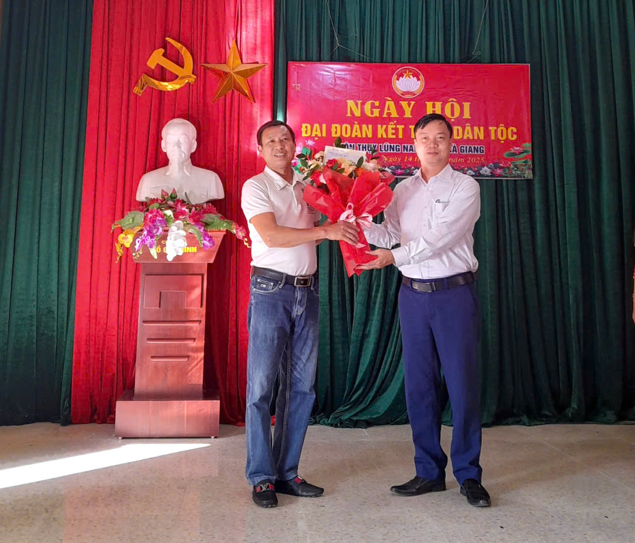 Thôn Thụy Lũng Nam xã Trà Giang tổ chức Ngày hội đại đoàn kết toàn dân tộc năm 2025