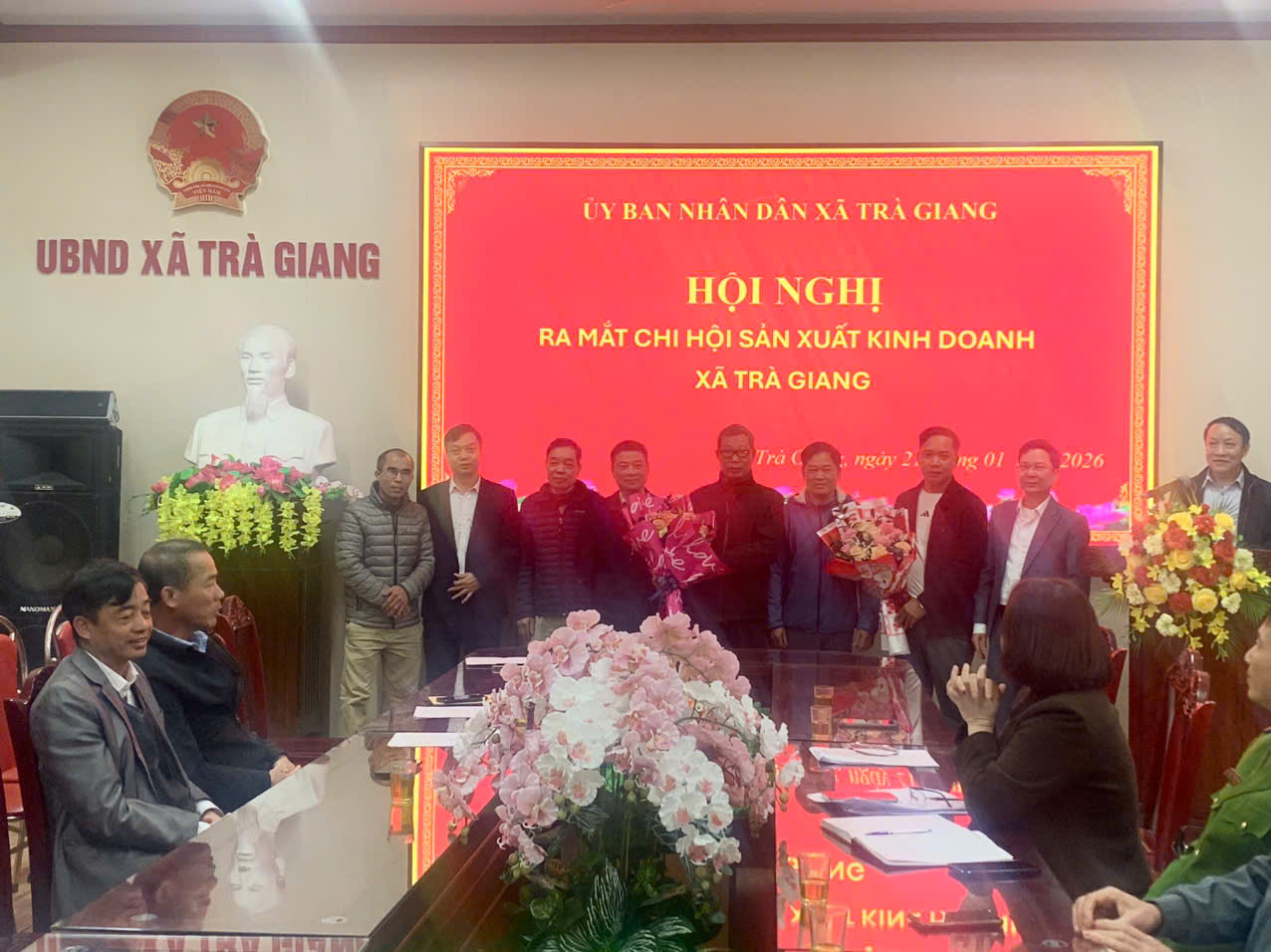 Ra mắt Chi hội sản xuất kinh doanh xã Trà Giang