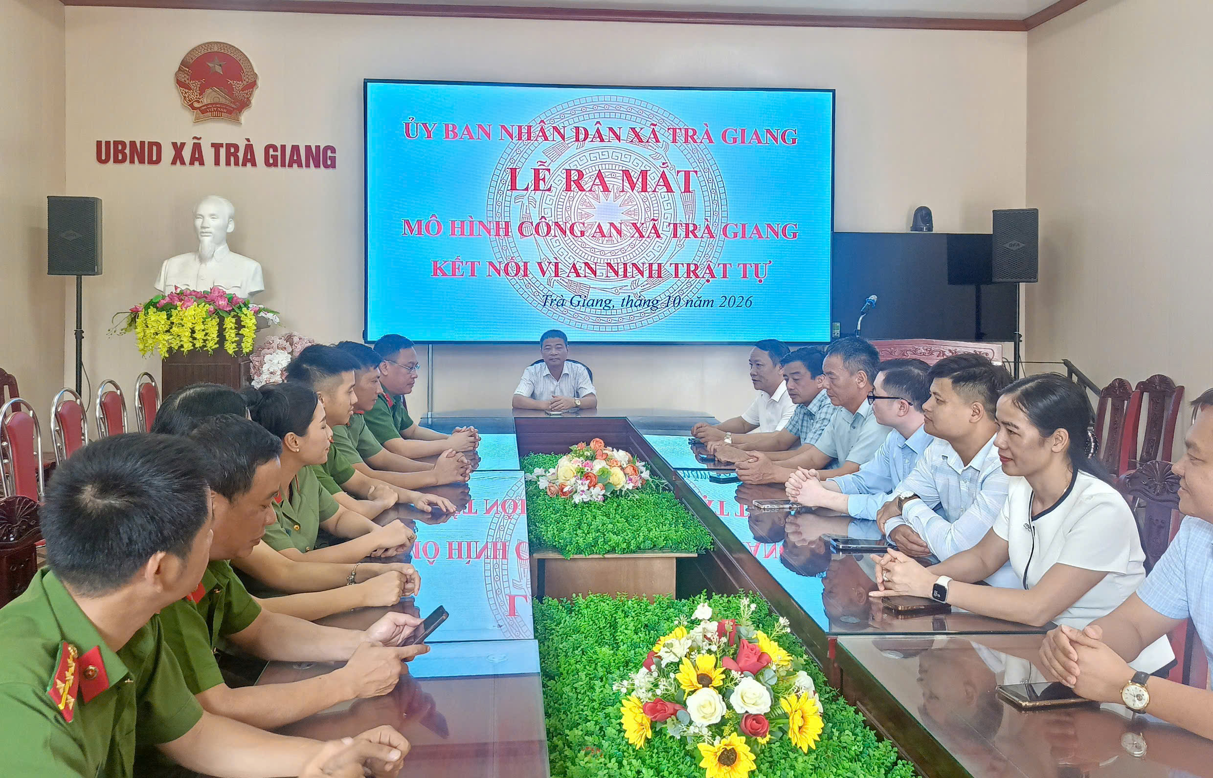 Công an xã Trà Giang ra mắt mô hình Zalo “Kết nối vì an ninh trật tự”